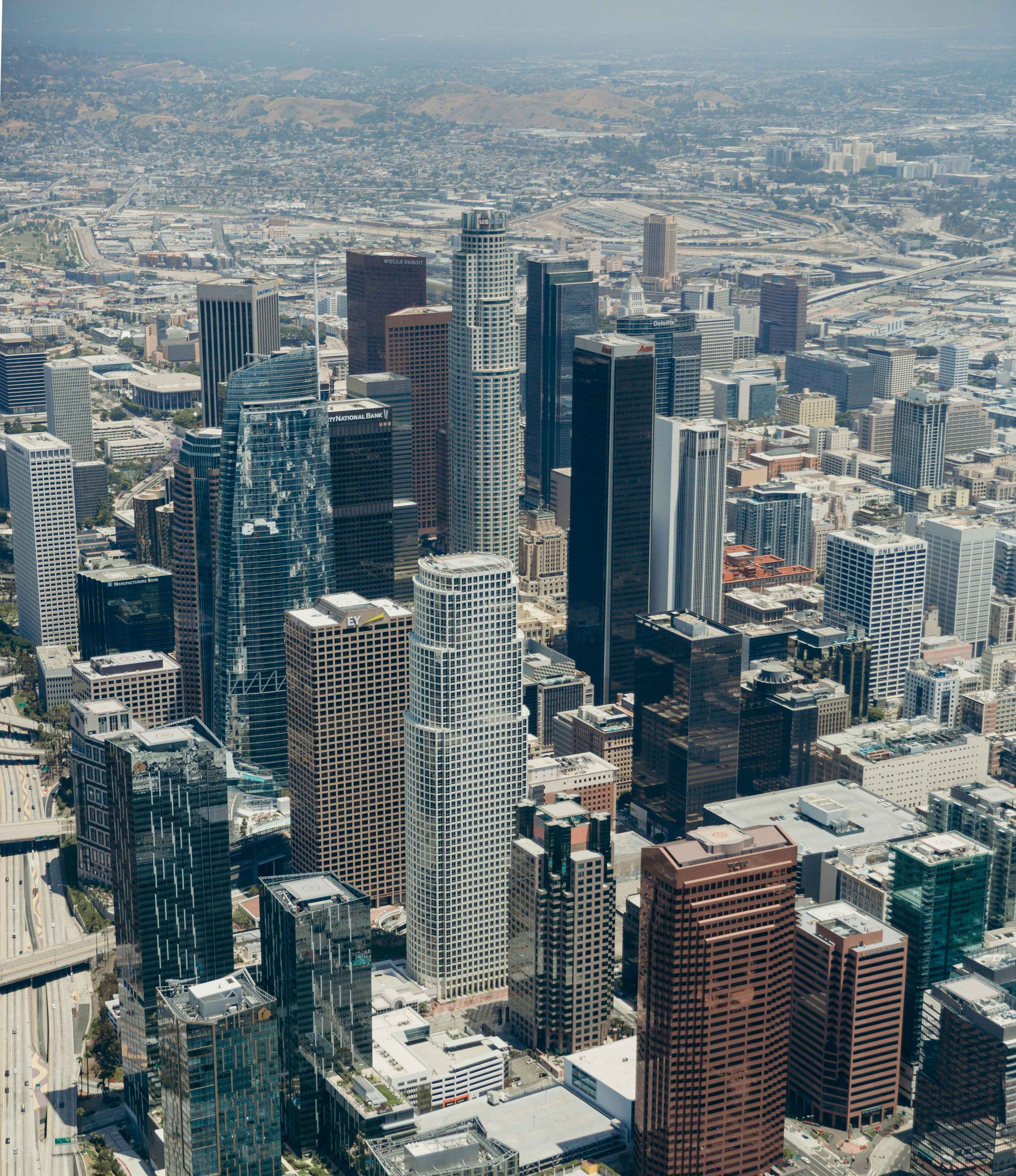 image of downtown los angeles skyline